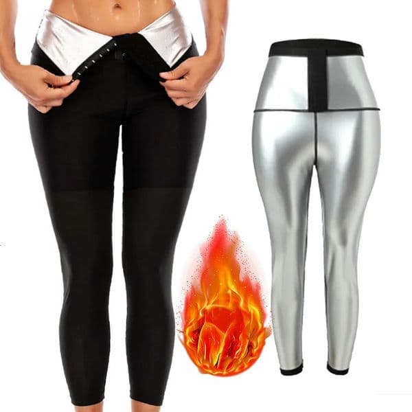 Women Sauna Body Shaper Sweat Effect Slimming Pants Weight Loss Shapewear Workout Gym Leggings Fat Burning Fitness Pants 260303
