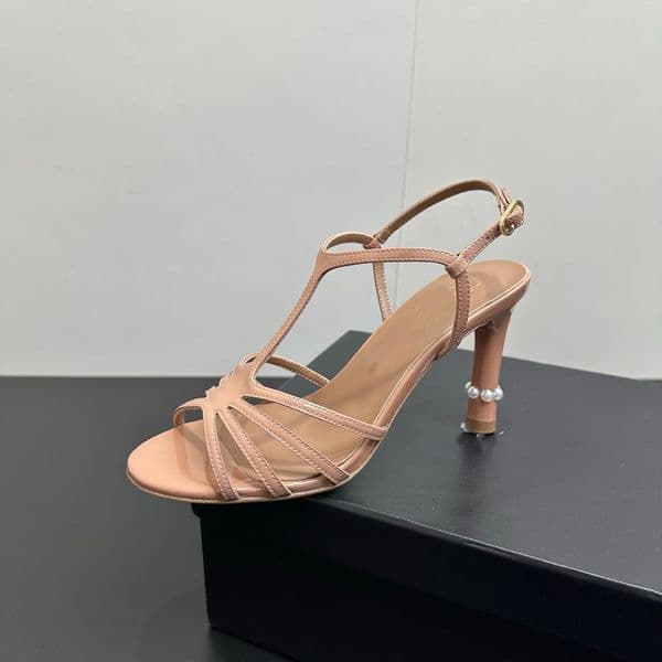 Designer sandals women slippers Leather Slippers 26Fw Spring/Summer 2026New Style Beachwear Style Rafi Knitted Classi Patent Calfskin AAA