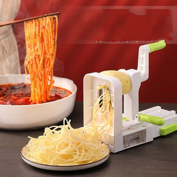Potato Noodle Maker Stainless Steel Vegetable Spiralizer Multifunctional Vegetable Salad Slicer Fruit Graters 260304BJ