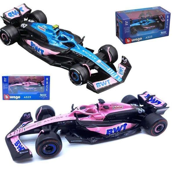 2025 Bburago 1:43 BWT Alpine F1 Team A525 A524 2023 A523 #10 #31 Racing Formula Static Simulation Diecast Alloy Model Car C260305