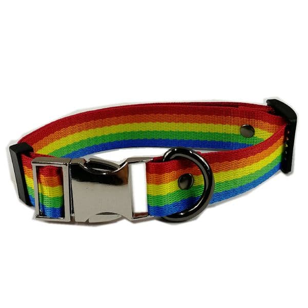 Luxury Dog Collars for Small Medium Large Dogs Adjustable Soft Puppy Collars Durable Heavy Duty Nylon Dog Collar with Quick Release Metal Buckle, Neck Fit 9-27 In B44