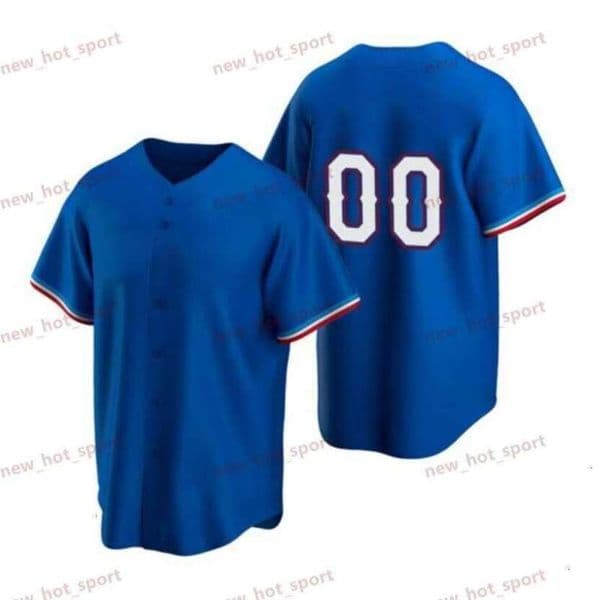 Corey Seager Custom Baseball Jersey Jacob deGrom Adolis Garcia Nolan Ryan Wyatt Langford Josh Jung Ivan Rodriguez Jake Burger Evan Carter Joc Pederson