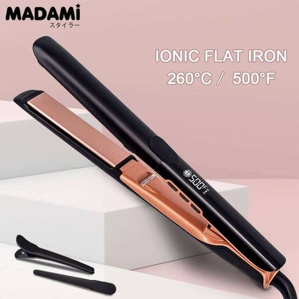 500F Straightener and Curler Plasma Hair Flat Irons 260C Ceramic Coating Plate Professional Salon Styling Tools 26W0305