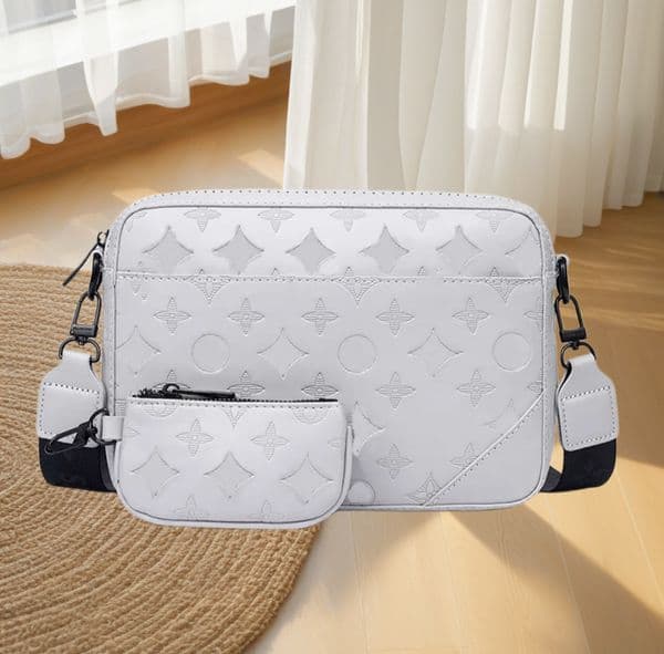 New Men shoulderTrio designer Bag cross body briefcase luxurys man Women messenger bag set satchel handbag Purse Composite package backpack bags