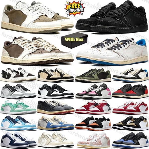 Free Shipping With Box Designer Basketball travi travis 1 1s scottt low scottts lows scottes Shoes sneakers for mens womens Fragment d h gate trainers Sports classic