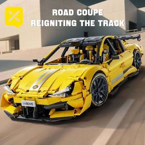 ToylinX 2143 PCS Racing Car Building Blocks Set 1:10 Scale Sports Vehicle Bricks Model Kit Adults Toys for Boys Birthday Gifts Z260305 thumbnail 2