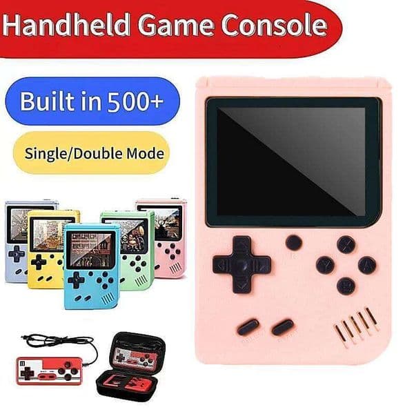 Built-in 500+ Classic Games Children's Handheld Game Players for Gameboy Output Emulator Charging Can Be Connected To The TV 26Y0304