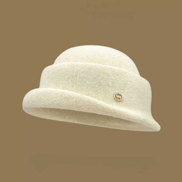 New French Hepburn-Style Hat Retro Top Hat with Rolled Brim Autumn and Winter Noble Style Beret British Bucket Hat L251220