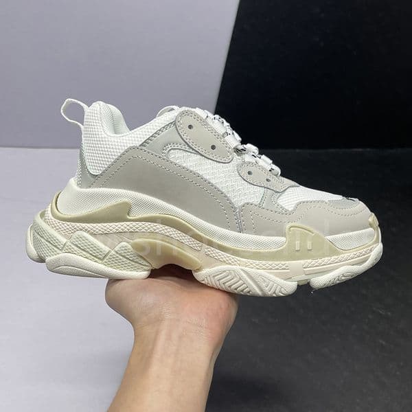 Free Shipping Designer triple-s shoes Men Women Paris luxury Sneakers Triple Black Pink neon White Grey mens womens Gomma Leather Nylon Printed Platform shoes