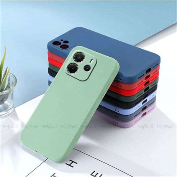 For Case Cover Capas Shockproof Original Back Bumper TPU Soft Fundas Note 14 4G H260305