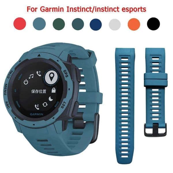 Strap For Garmin Instinct Watch band Sports Silicone Replacement Wristband Bracelet Quick Installation Smart Sport Accessories H260305