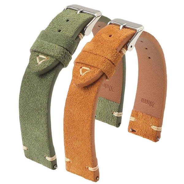 Premium Grade Quick Release Suede Watch Strap Vintage Classic Leather Watchbands 18mm 19mm 20mm 21mm 22mm 24mm H260305