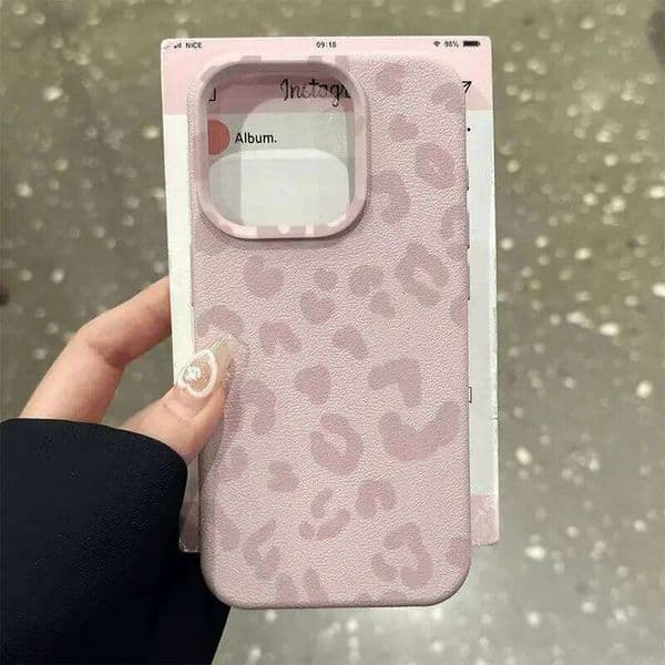 Pink Leopard Print Lichee Pattern Silicone Phone Case For 14T Pro 5G 15 14 13 13T Shockproof Candy Soft TPU Bumper Cover H260305