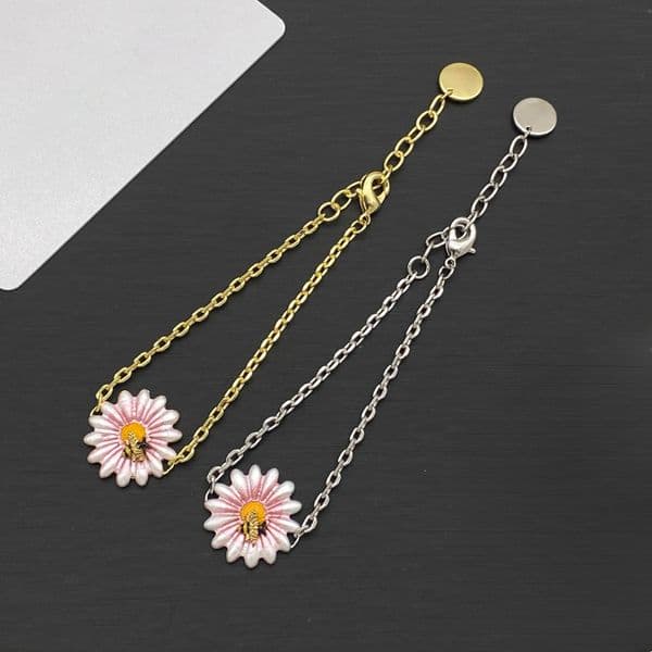 D brand Luxury Designer link Bracelet Charms Bangle Women Lovely Chain bracelet Stainless Steel Classic Casual Bracelets without box