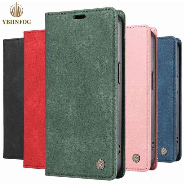 Leather Wallet Case 15 10T Lite 11 12 13 Holder Card Slot Flip Stand Phone Cover For 14 13T 12T 11T Pro Bag H260305