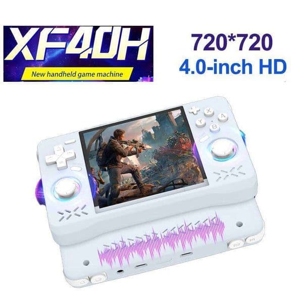 Newest XF40H Retro Handheld Game Console Linux 4.0'' I Screen Supports WiFi Glowing Rocker Portable Pocket Video Games Player 26Y0304