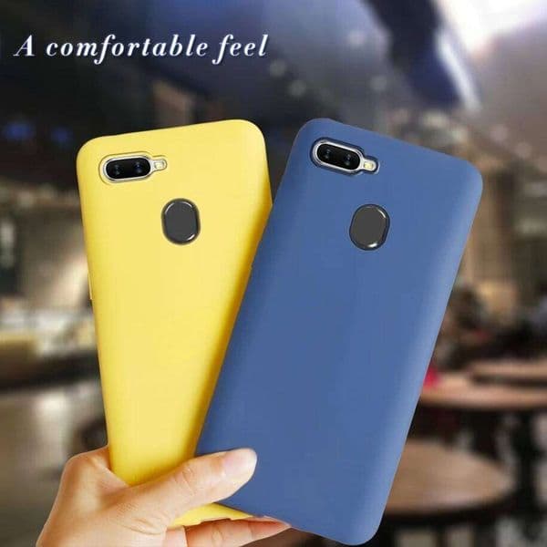 A5S Case AX5s CPH1909 Soft Liquid Silicone Skin Phone Back Cover For A7 AX7 CPH1901 CPH1903 A5s Cases Fundas Shell H260305