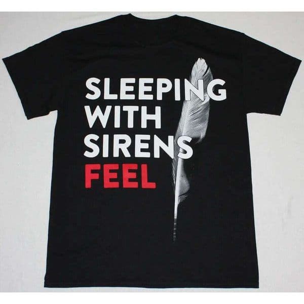 SLEEPING WITH SIRENS FEEL BLACK Cotton Unisex Classic For Fan All Sizes T-shirt H260306