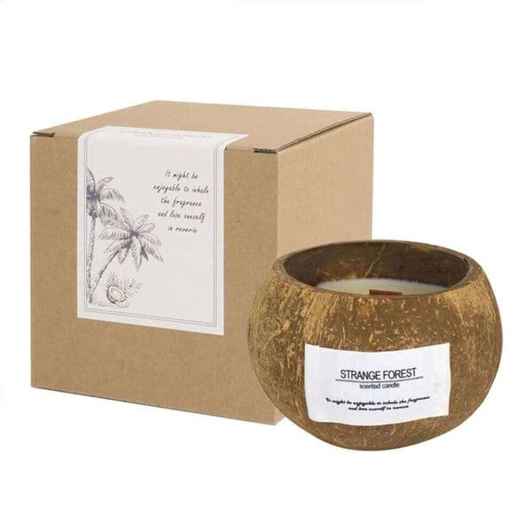Coconut Shell Aromatherapy Candle Essential Oil Premium Plant Wax Fragrance Home Companion L260601 9b3