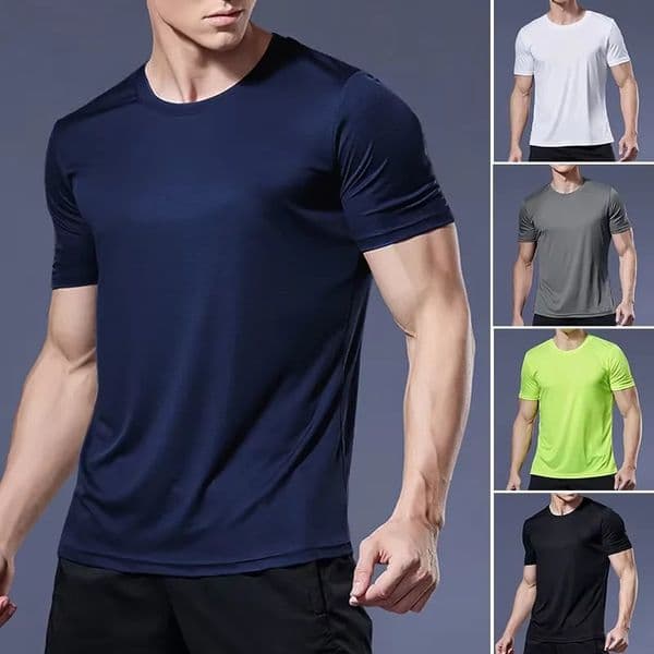 Summer Sport Gym t Shirt Men Quick Dry Running Bodybuilding Shirts Men Short Sleeve Fitness Tops Oversized Brazil t-Shirt 260306