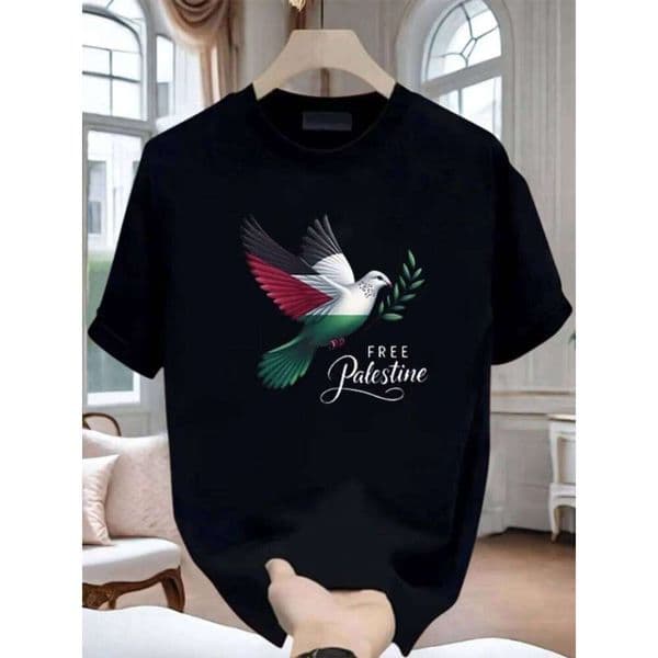 New men's summer Korean-style trendy simple short-sleeved shirt, loose and casual, fashionable pure cotton T-shirt L260306