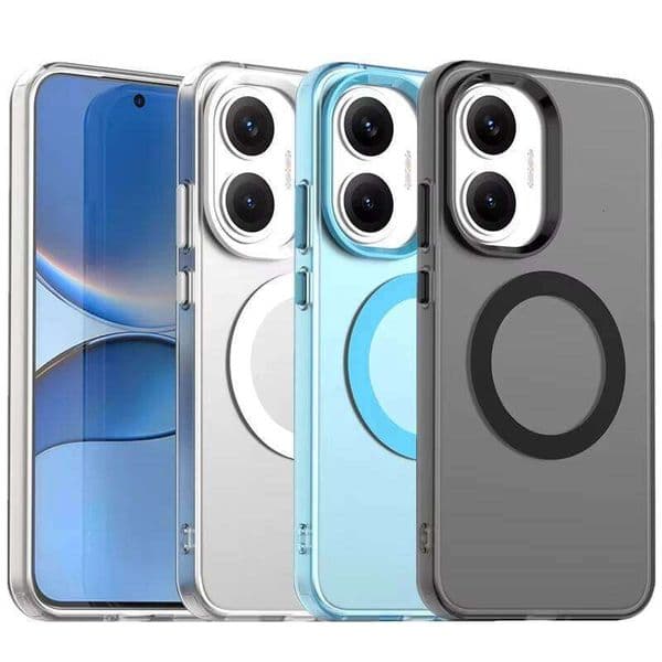 Mi Magnetic Wireless Charging Case For Poco Pro F7 Ultra Cover Candy Colors Transparent Back Shell Coque H260305