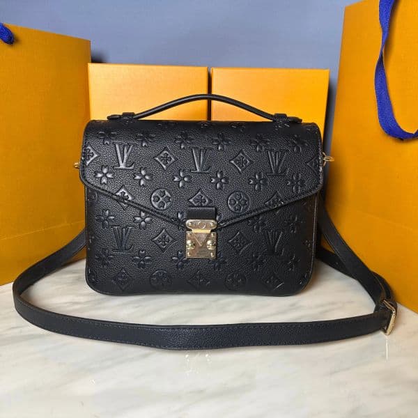 Luxurys Designers bag Embossing flower pochette Women Handbag Messenger Bags Genuine Leather METIS Elegant Womens Shoulder Crossbody Bag