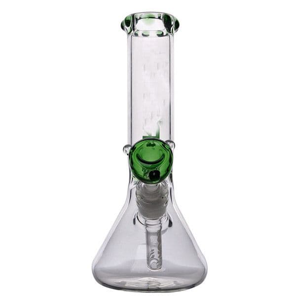 9.8inchs beaker Bong Water pipes Bubbler heady glass Smoking Pipe Downstem perc Glass Water Bongs Hookahs With 14mm bowl