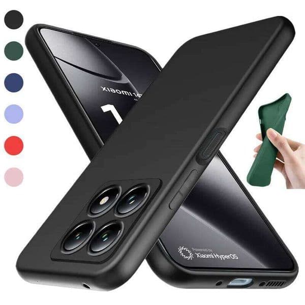 Flexible Liquid Silicone TPU Case For 14T Pro Mi 14 13 12 Lite 13T 12T 5G Protective Cover Fundas Coque Capa H260305