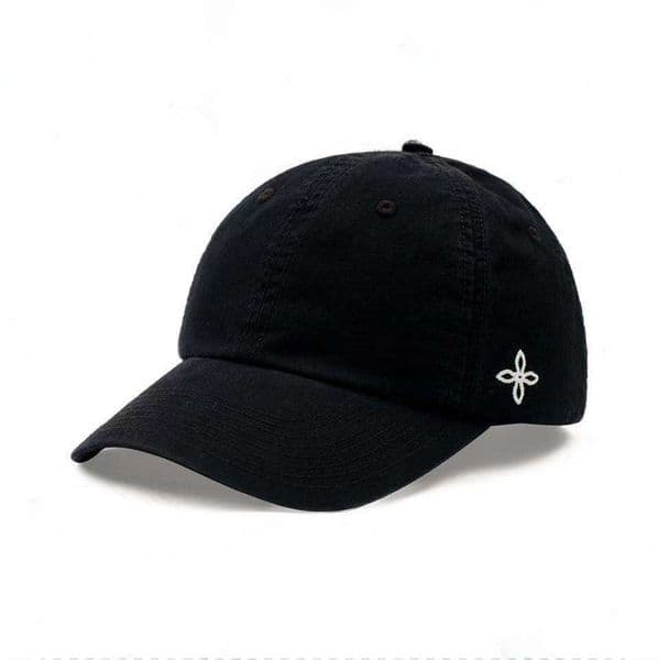 Minimalist Cross Embroidered Baseball Cap Women Hat for Daily Commute & Streetwear