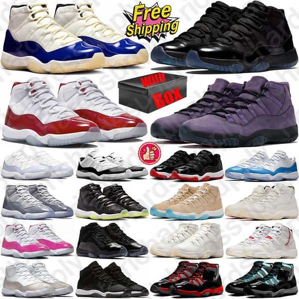Free Shipping With Box Basketball 11 Shoes Designer 11s sneakers Gamma Blue casual trainers for mens womens sneaker trainer quality