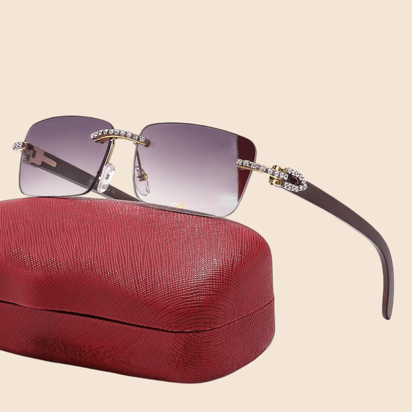 Rimless designer sunglasses for womens Outdoor UV400 luxury sunglass designers 2107 bulk sun glasses for men adequate sun glass box case fa488