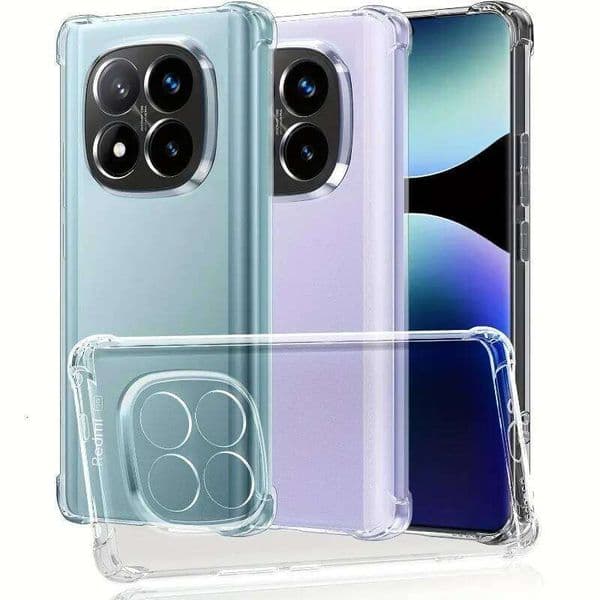 TPU Transparent Case For Note 15 14 13 Pro Plus Protective Cover Four Corners Shockproof Bumper Coque Fundas H260305
