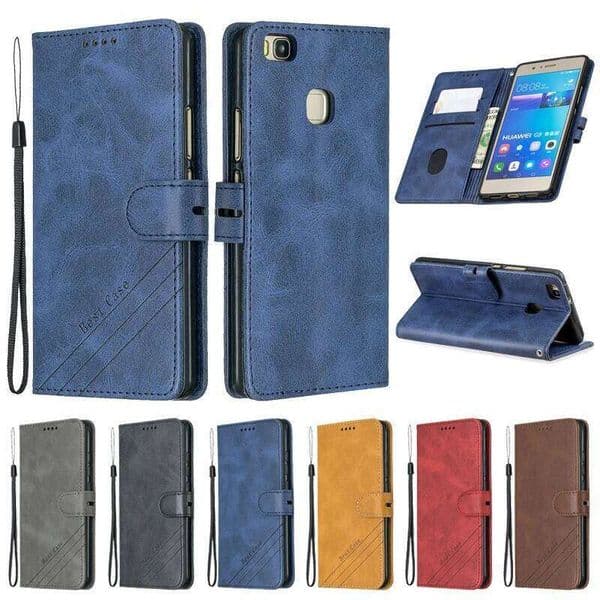 Lite Fundas Leather Flip on sFor Coque P 9 P9 lite Phone Case Magnetic Wallet Cover H260305