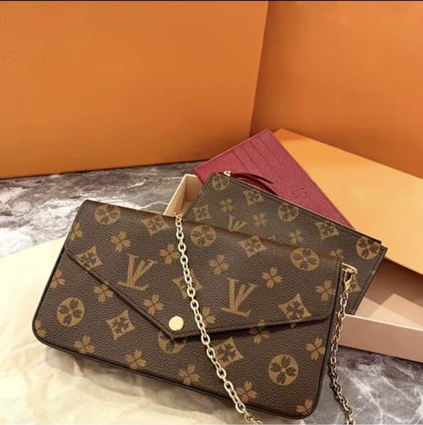 Luxury Bags Designer Bags Shoulder Bags Wallets 3-in-1 Chain Bag Fashion Bag Leather Women Bags Wallets Classic Print Luxury Crossbody Bags Clutch purse