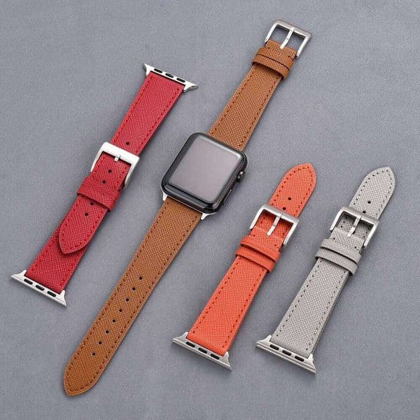 Leather for Watch band 44mm 45mm 41mm 40mm 38mm Strap Men Women Bracelet iWatch Serie 9 8 7 6 5 4 3 SE Ultra 2 49mm H260305