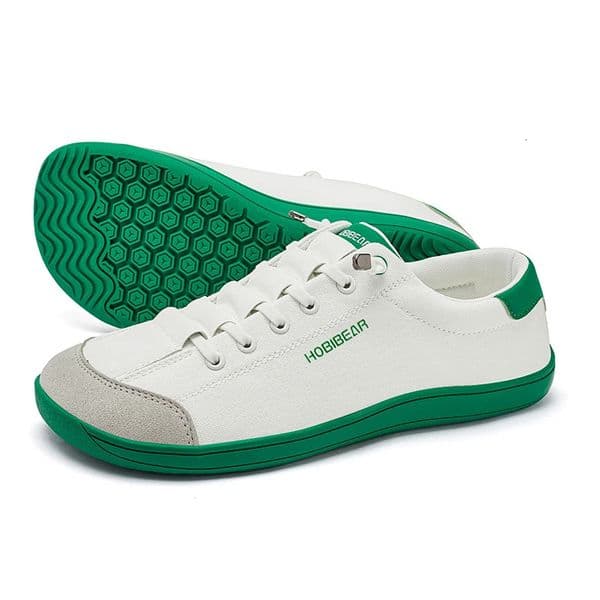 HOBIBEAR Womens Mens Barefoot Shoes Zero Drop Wide Toe Casual Canvas Sneakers Minimalist Walking Shoes 260228BJ