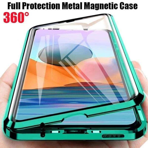 Full Protected Metal Magnetic Phone Case Honor 400 90 70 50 9X Double-Sided Glass Cover For P30 Lite Mate 20 Pro H260305