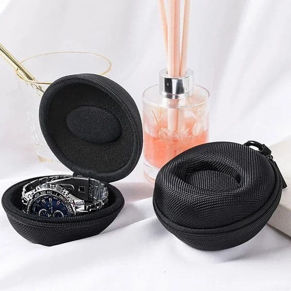 1Pc Travel Case Portable Storage Box For Single Watch Shock And Impact-resistant For Wristwatches Smart Watches 260305