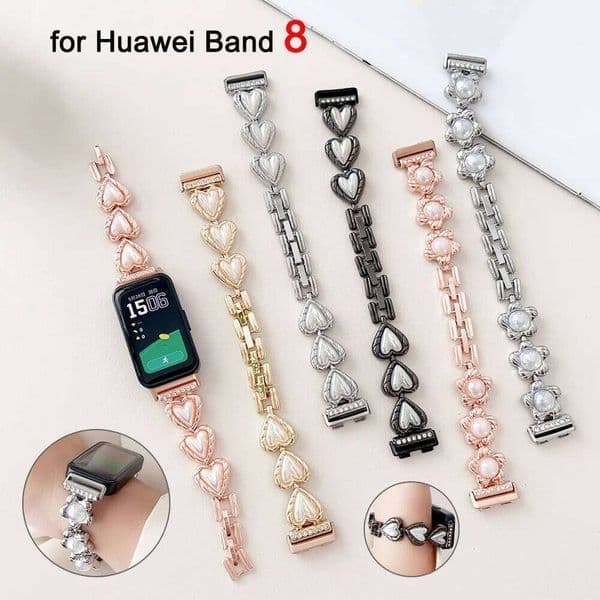 Metal Jewelry Wristband Band 10/ 9/ 8 Bracelet Smartwatch Wrist Strap Slim Watchband for Women Dressy Adjustable H260305