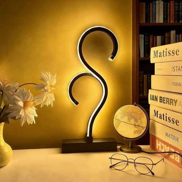 1PC Double Question Mark Creative Desk Lamp with USB Power Plug and Three Color Lighting 26Y0206 26Y0306