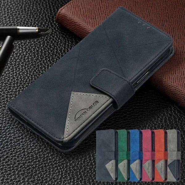 Leather Phone Case On For Galaxy A32 A12 A42 Funda A sFor A 32 12 A22 A52s A13 A72 5G Wallet Flip Cover H260305