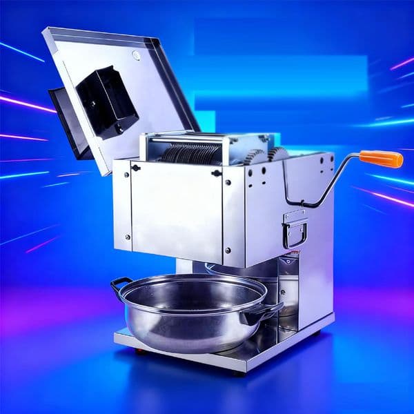 Automatic electric meat slicer stainless steel multi-function commercial meat slicer shredded pork diced meat machine 110V