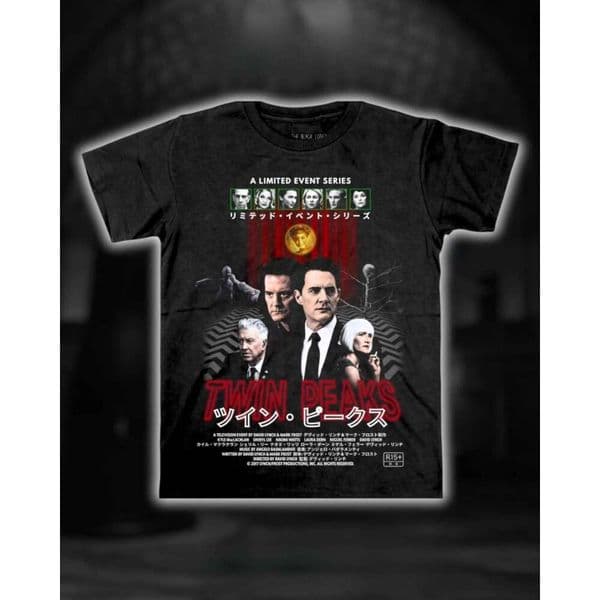 Hot Sale Classic 90's Retro Fashion Twin Peaks Graphic Print T-Shirt Men Women Streetwear Style Top Cotton Crewneck Oversize Tee S26