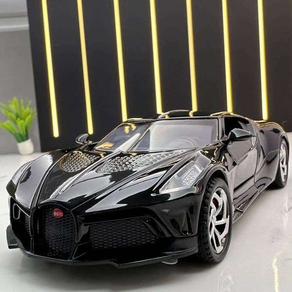 1:32 Bugatti Lavoiturenoire Alloy Sports Diecast Metal Toy Vehicles Car Model Collection High Simulation Children Gift C260305