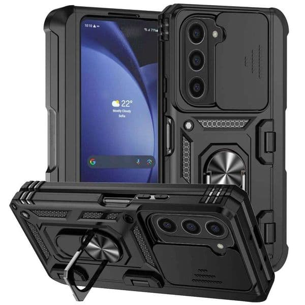 For Galaxy Phone Cases with Slide Lens Protective Cover Shockproof Camera Protector Case for Z Fold 6 5 4 H260305