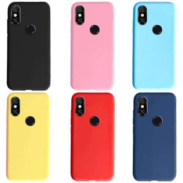 Unique Cover Matte Candy Solid Color Case For Note 6 Pro Note6 Silicone Soft Cases H260305