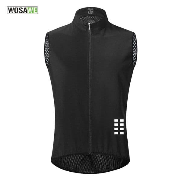 WOSAWE Autumn Cycling Vest Mesh Windproof Lightweight Ciclismo Mtb Bike Sleeveless Jersey Breathable Clothing Cycling Gilet 260306