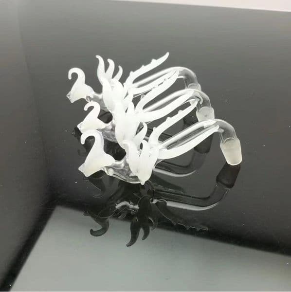 New Glass Smoking pipes hookah Oil Burner Pipes Smokings White Phoenix Burner