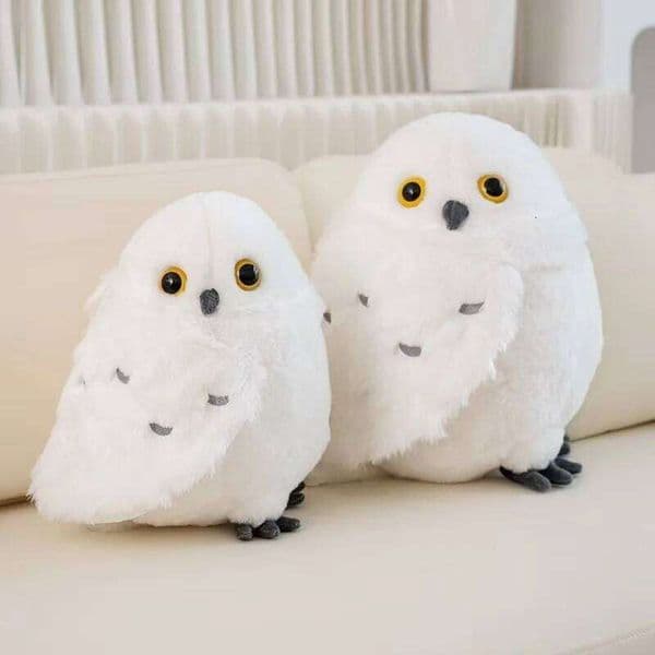 30/36cm Owl Simulation Plush Toy Handmade Doll Cartoon Anime Cute Pillow Cushion Home Decoration Children's Birthday Gift D W260306